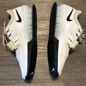 Nike Romaleos 3 Men's Weightlifting Training Shoes White/Black Size 14 852933